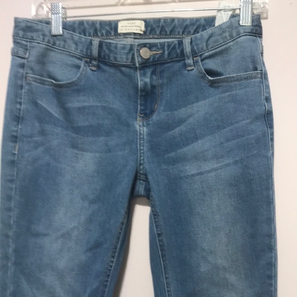 GIORDANO low rise skinny tapered light wash jeans 27 - Picture 2 of 13